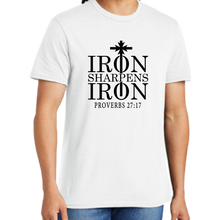 Load image into Gallery viewer, IRON SHARPENS IRON PROVERBS UNISEX TEE
