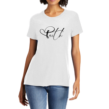 Load image into Gallery viewer, FAITH WITH HEART LADIES TEE SHIRT
